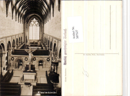 507527, Maulbronn Monastery Church Interior view