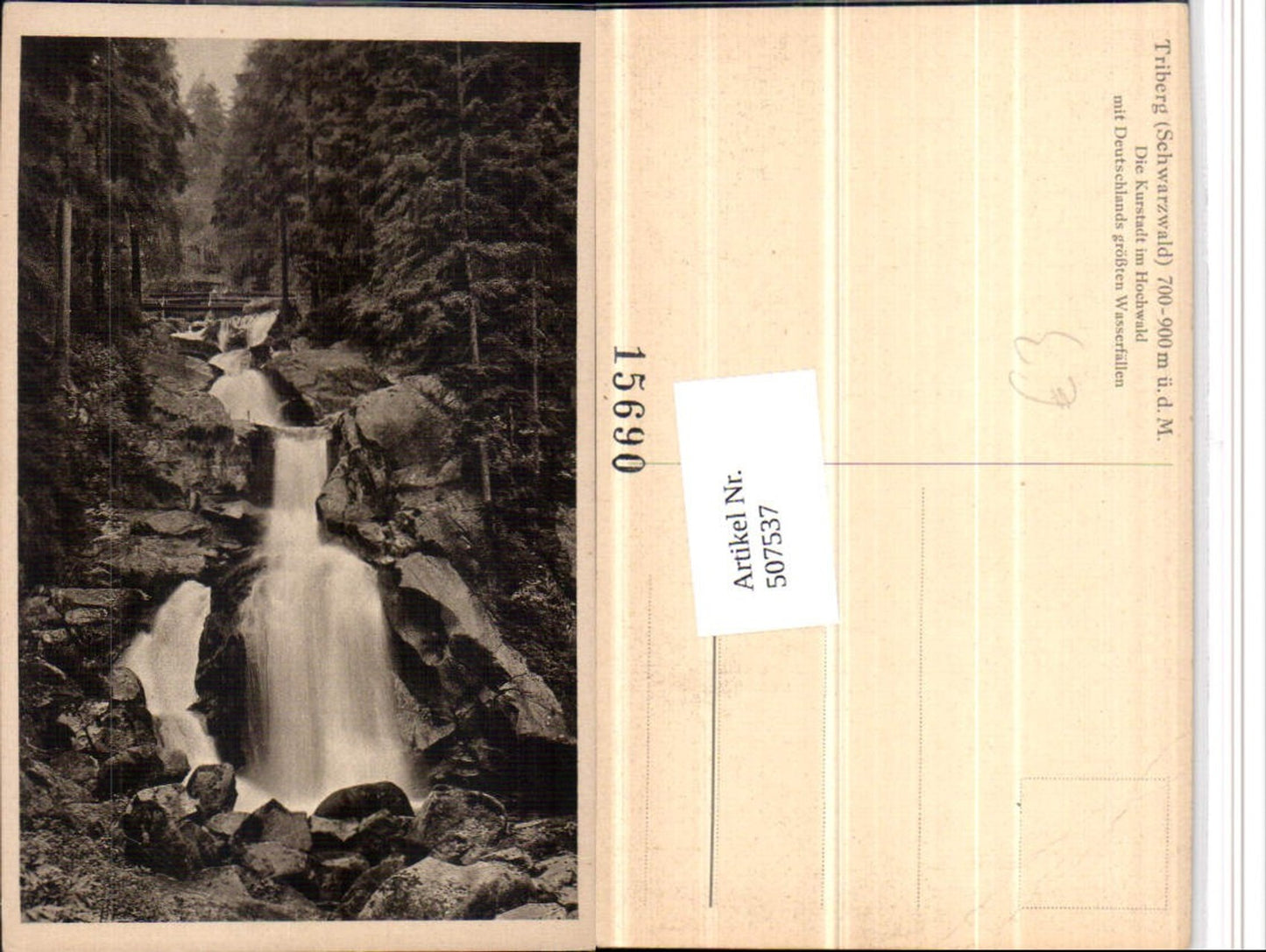 507537, Triberg in the Black Forest, Waterfall