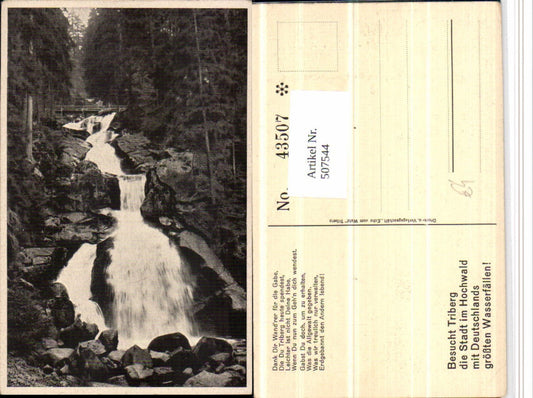 507544,Triberg im Schwarzwald Wasserfall