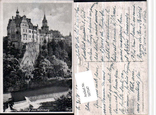 507547, Sigmaringen Castle of Mühlberg Weir pub Stengel &amp; Co