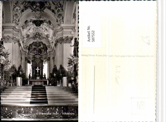 507552, Ellwangen an der Jagst, Collegiate Church, Church Interior View
