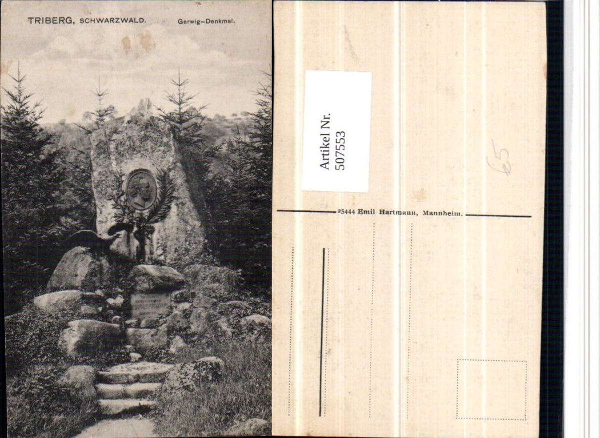507553, Triberg in the Black Forest, Gerwig Monument