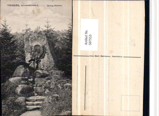 507553,Triberg im Schwarzwald Gerwig-Denkmal