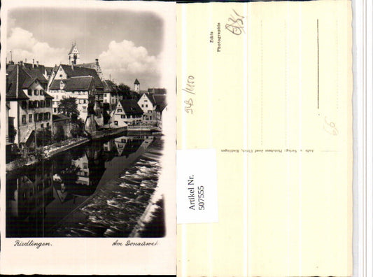507555,Riedlingen Donauwehr Teilansicht Wehr