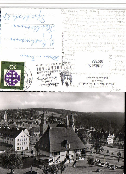 507558, Freudenstadt Partial view from the town hall tower