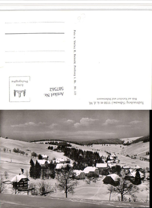 507562, Todtnauberg in the Black Forest near Todtnau, partial view with Ratschert winter scene