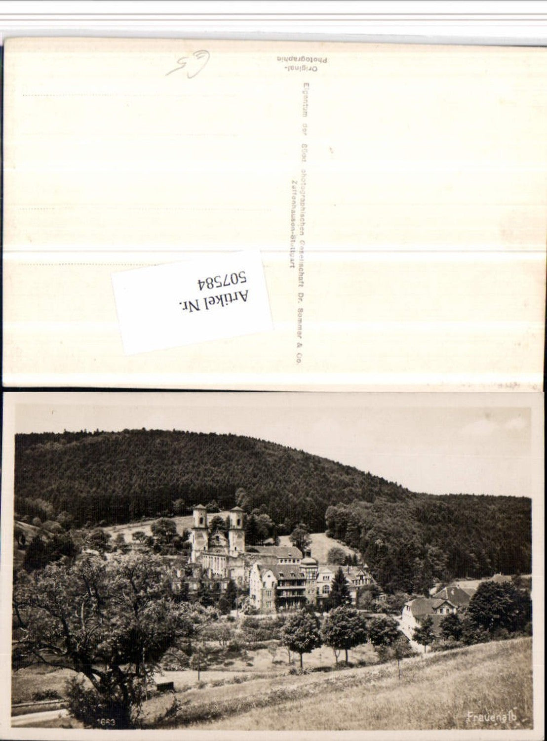 507584,Frauenalb b. Marxzell Klosterruine Ruine