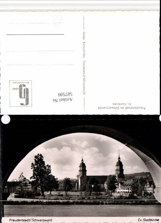 507590, Freudenstadt in the Black Forest, Evangelical City Church