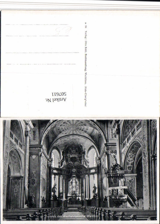 507611, Walldürn Pilgrimage Church, Church Interior View