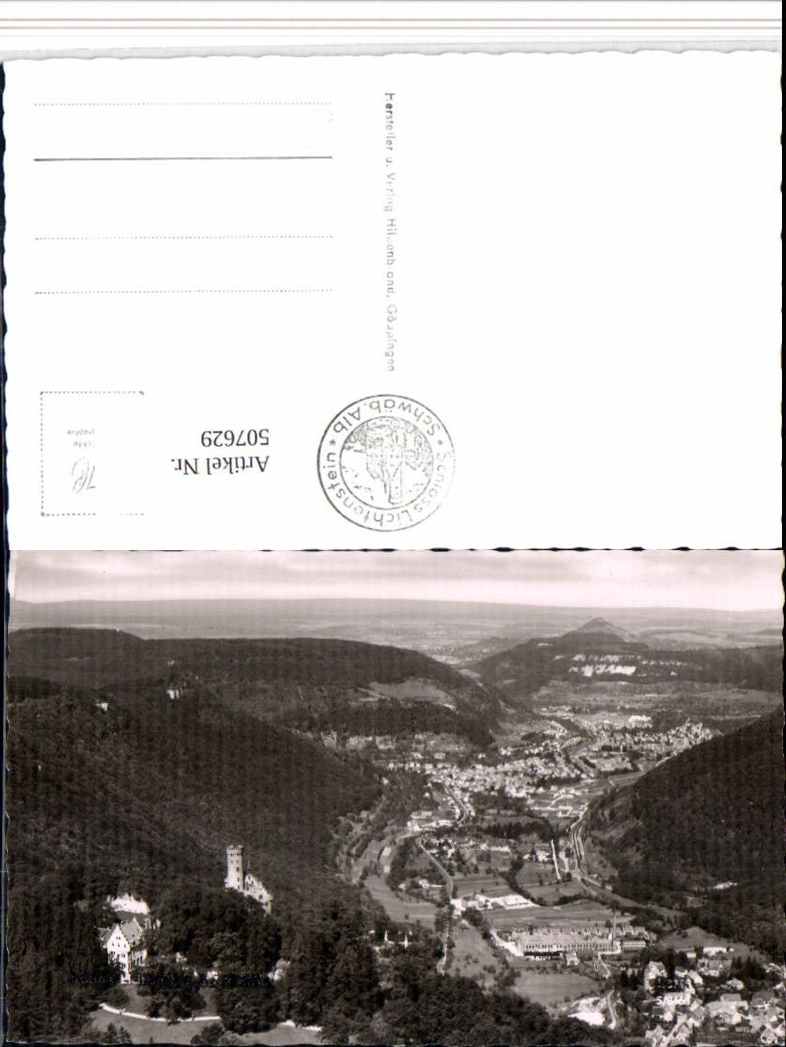 507629,Schloss Lichtenstein b. Honau Lichtenstein Totale