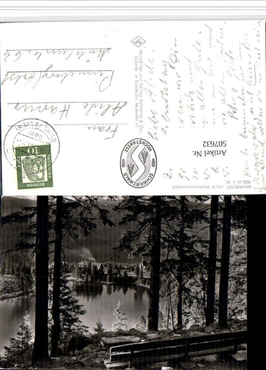 507632,Mummelsee Lake in the Black Forest b. Seebach