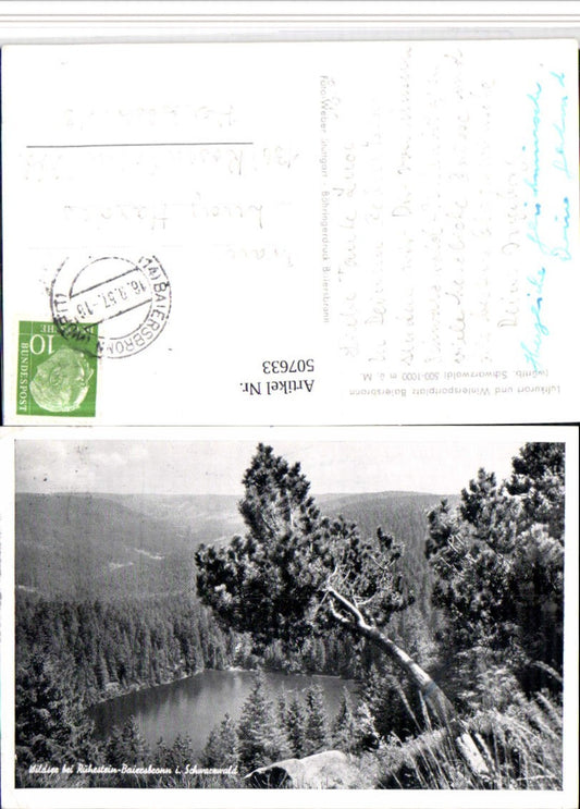 507633, Baiersbronn in the Black Forest, Wildsee Lake