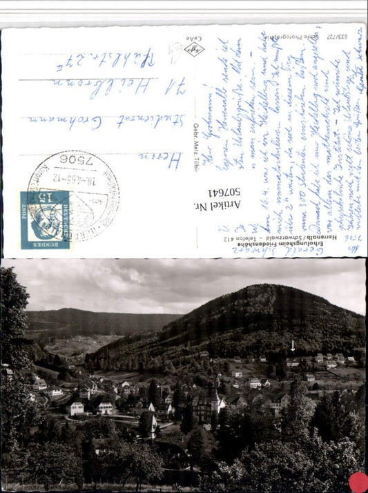 507641, Herrenalb in the Black Forest, partial view