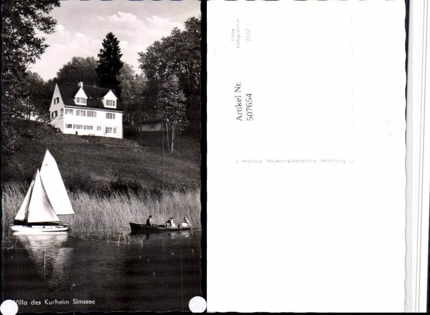 507654,Villa des Kurheim Simssee b. Bad Endorf Segelboot