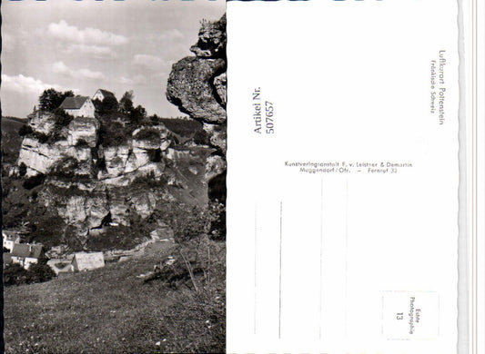 507657,Pottenstein in d. Fränkischen Schweiz Teilansicht
