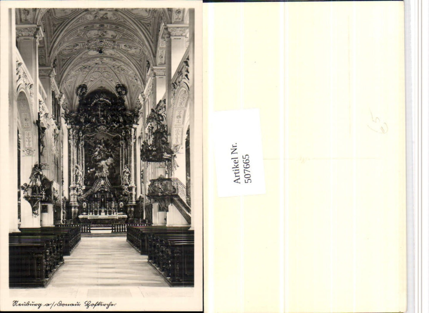 507665,Neuburg an d. Donau Hofkirche Kirche Innenansicht