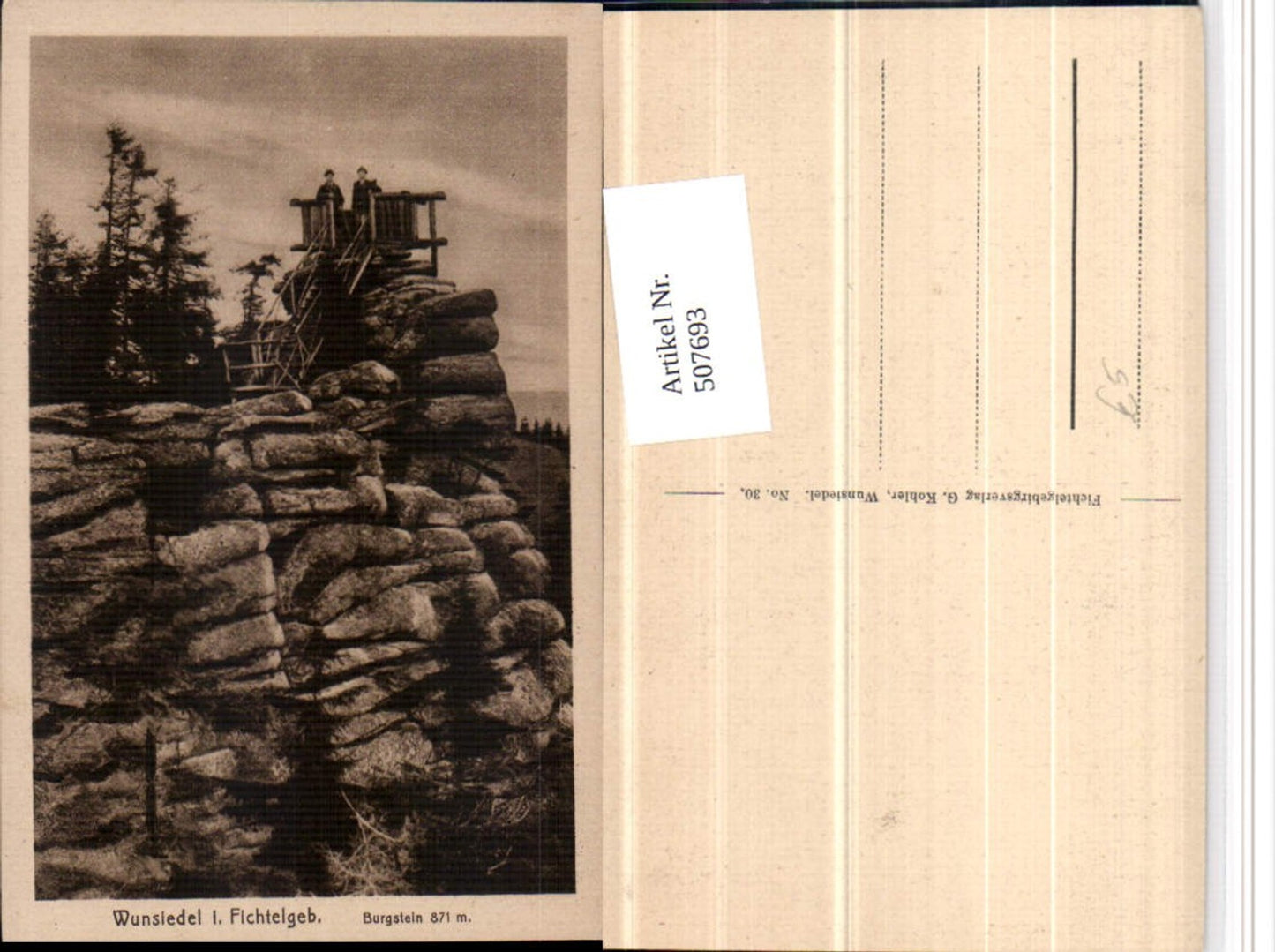 507693,Wunsiedel im Fichtelgebirge Burgstein Felsen