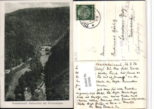 507696,Frankenwald Steinachtal m. Waldschenke b. Stadtsteinach
