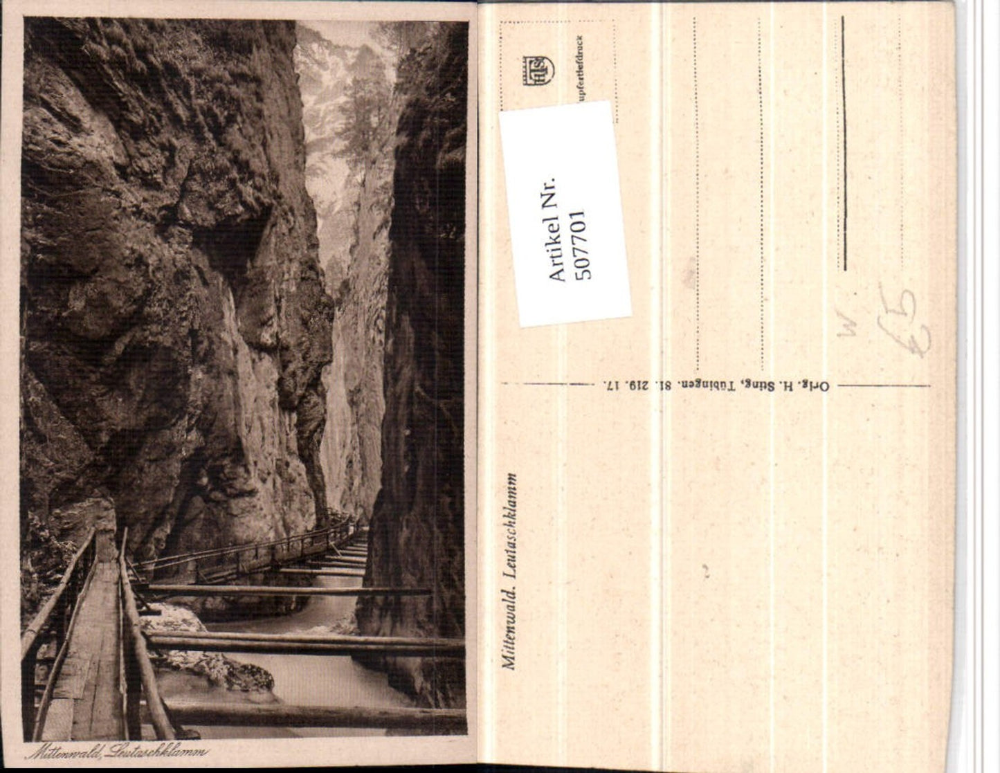 507701,Mittenwald Leutaschklamm Klamm Schlucht