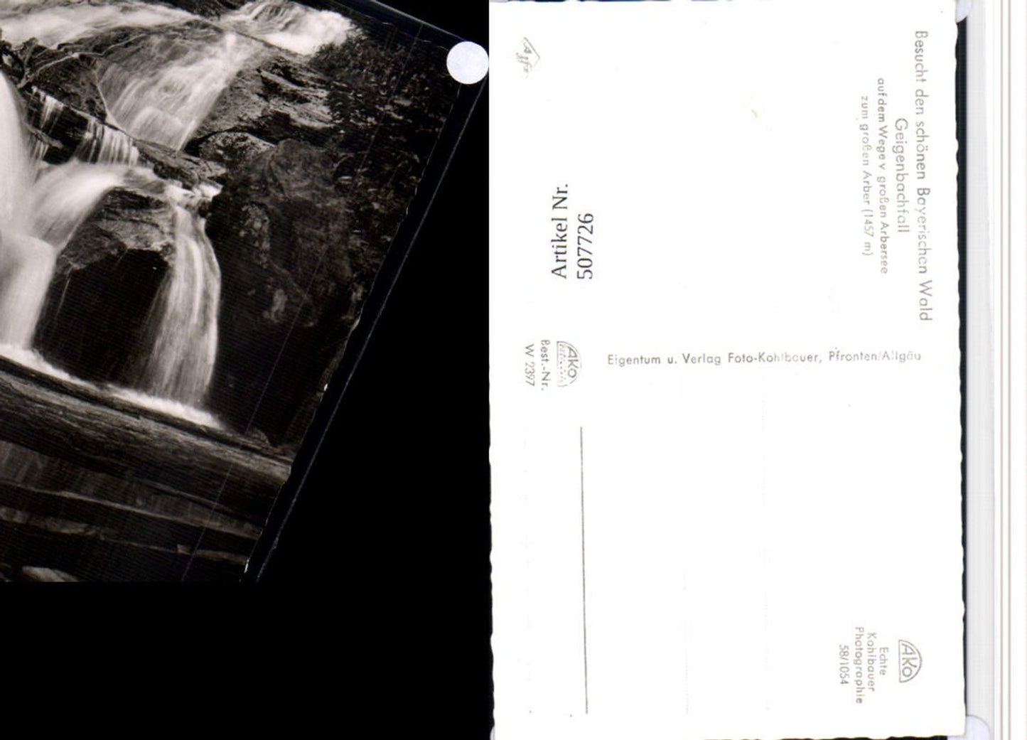 507726,Geigenbachfall Wasserfall b. Bayerisch Eisenstein