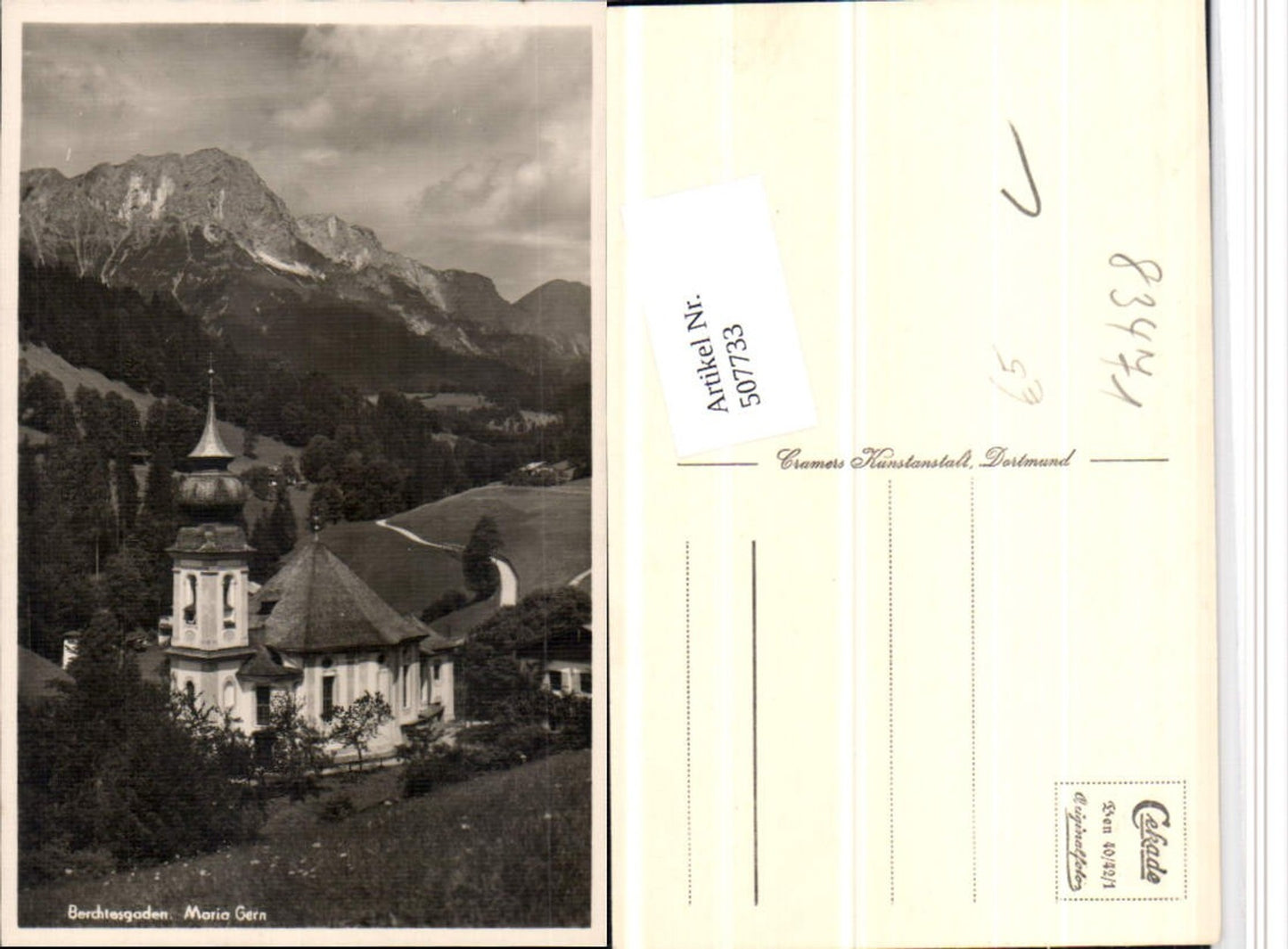 507733,Berchtesgaden Maria Gern Kirche Bergkulisse