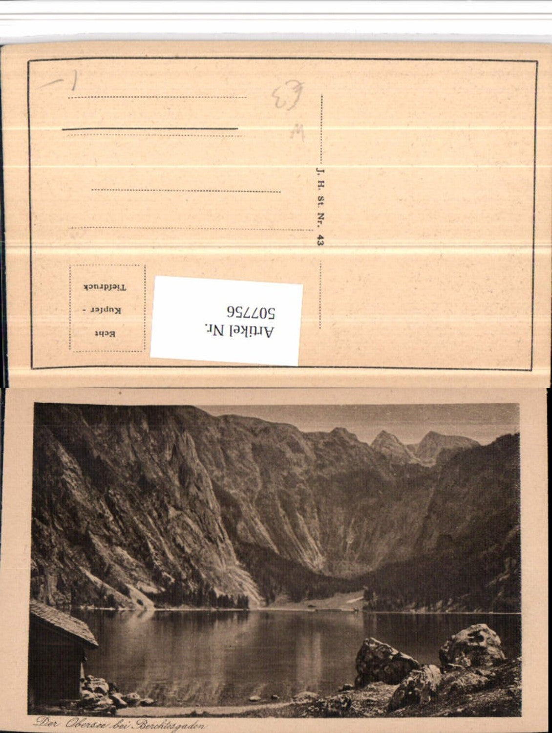 507756,Obersee See b. Berchtesgaden Bergkulisse