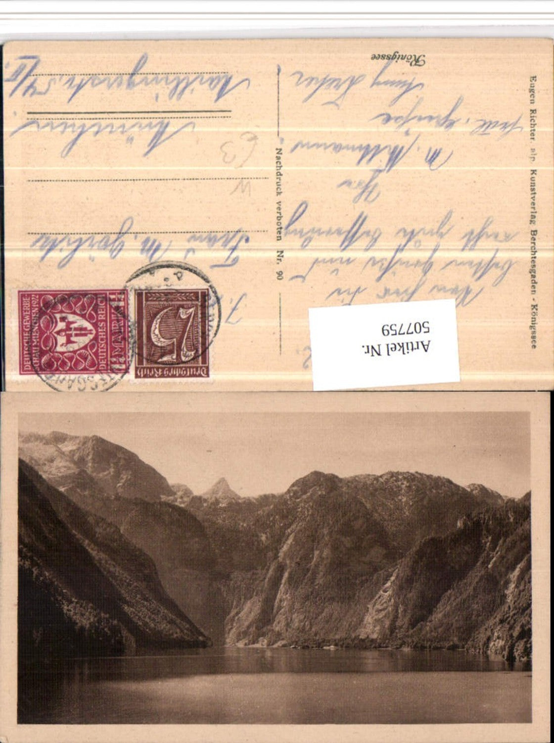 507759,Königssee See b. Schönau Bergkulisse
