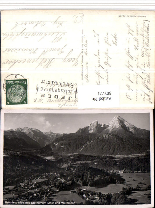 507771,Berchtesgaden Totale m. Steinernem Meer Bergkulisse