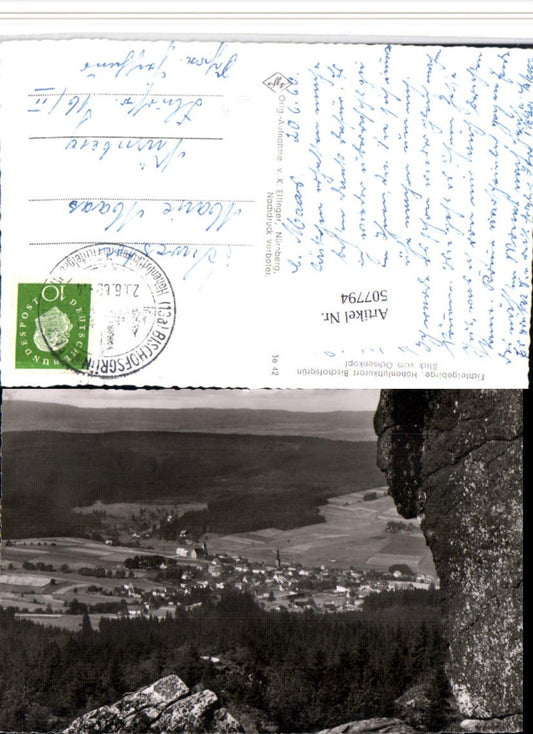 507794,Bischofsgrün Totale vom Ochsenkopf