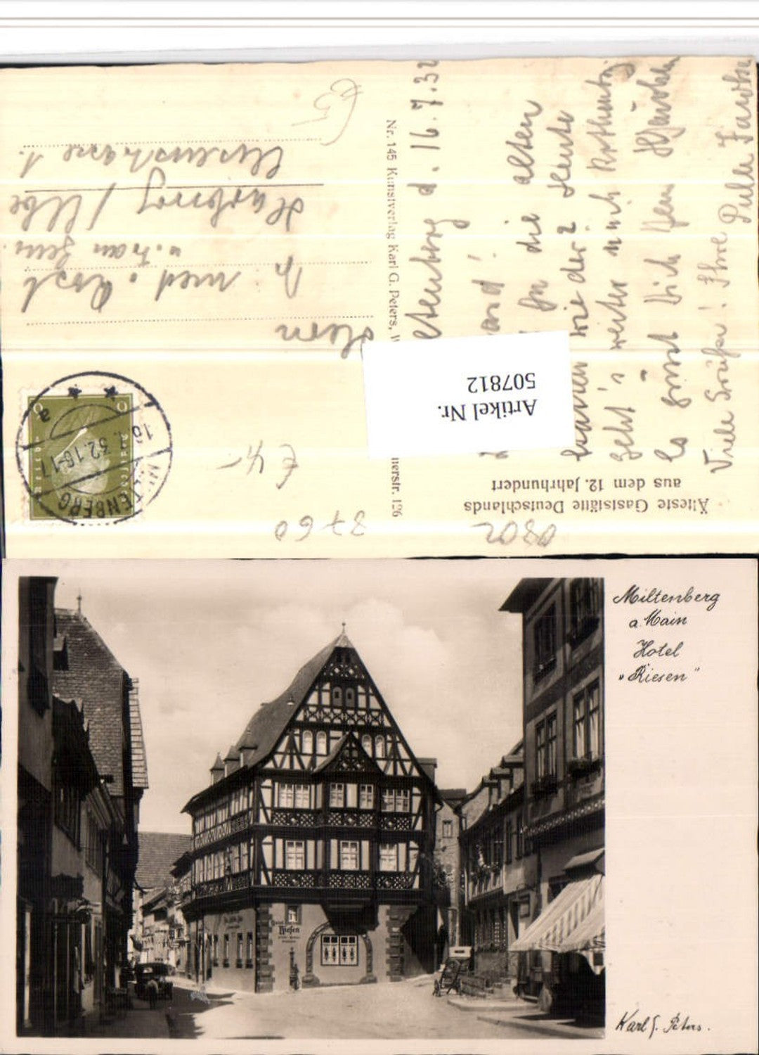 507812,Miltenberg am Main Hotel Riesen