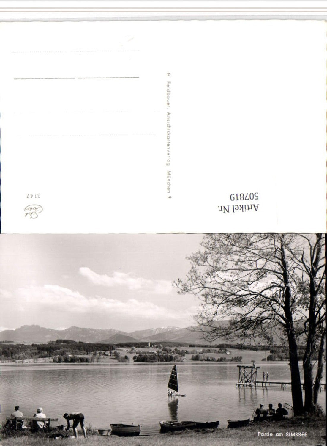507819,Partie am Simssee See b. Bad Endorf Bergkulisse