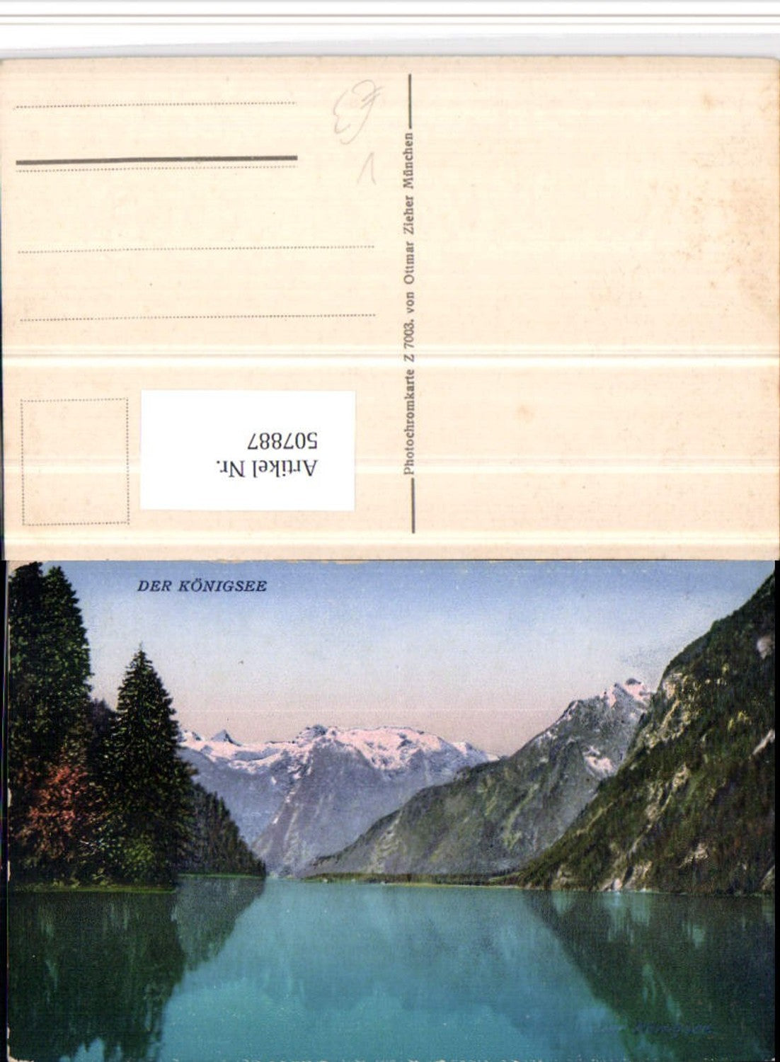 507887,Königssee See b. Schönau Bergkulisse pub Ottmar Zieher 7003