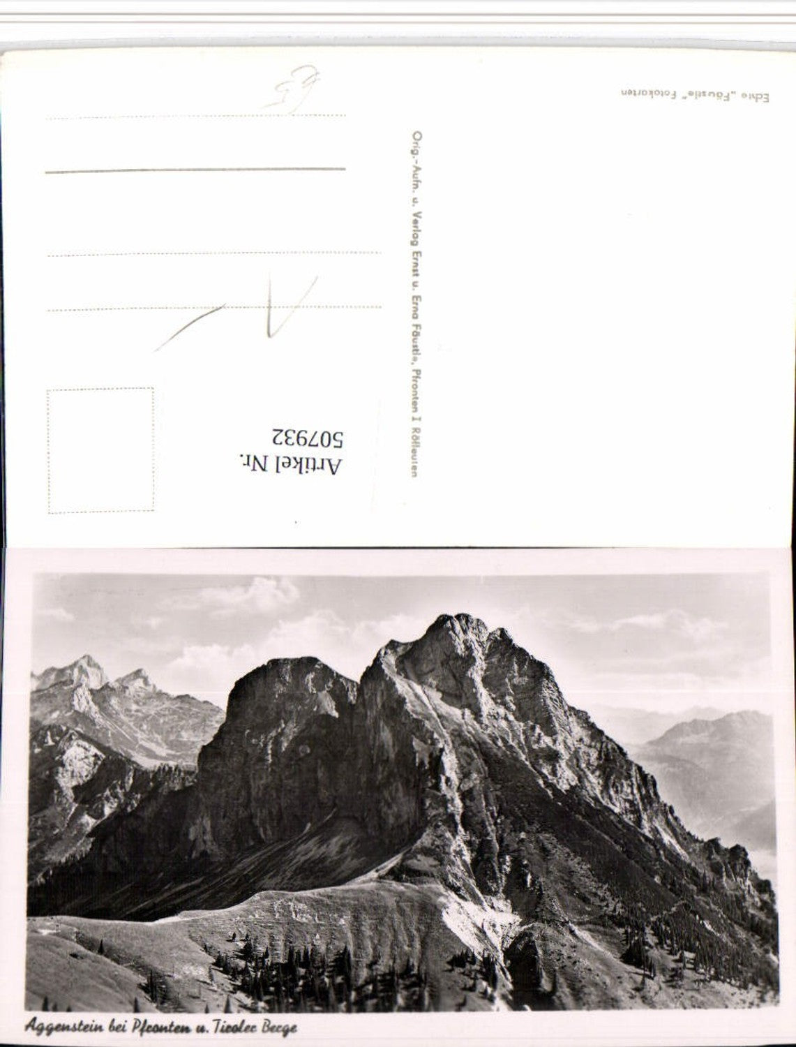507932,Aggenstein b. Pfronten im Allgäu Bergkulisse