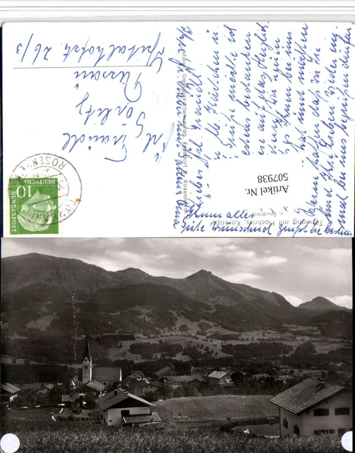 507938,Törwang Totale m. Hochries Karkopf Bergkulisse