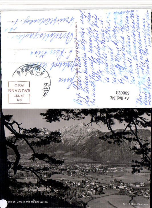 508023,Bayerisch Gmain Totale m. Hochstaufen Bergkulisse
