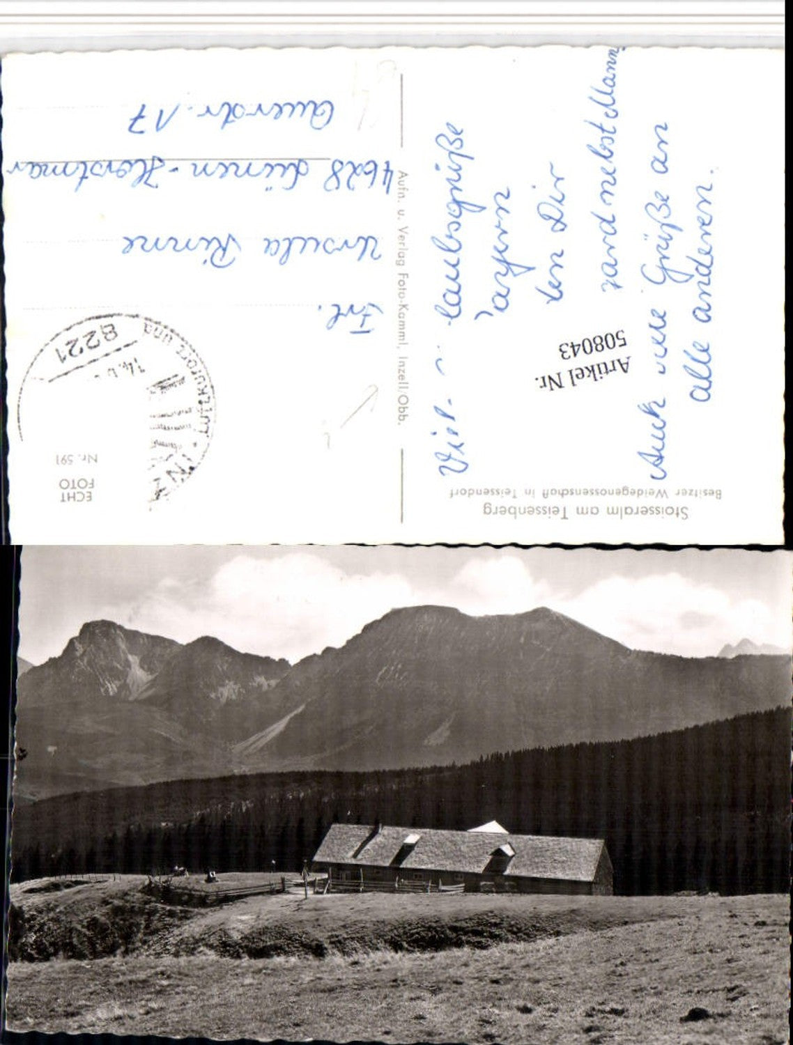 508043,Stoisseralm am Teissenberg Almhütte b. Teisendorf Bergkulisse