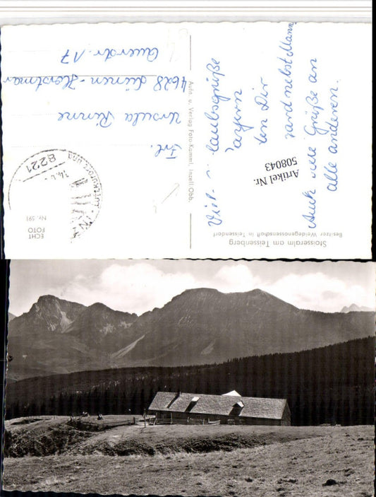 508043,Stoisseralm am Teissenberg Almhütte b. Teisendorf Bergkulisse