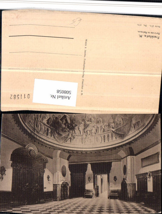 508058,Frankfurt am Main Rotunde im Rathaus Innenansicht