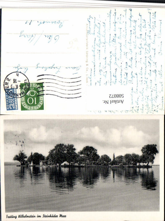 508072,Festung Wilhelmstein im Steinhuder Meer b. Wunstorf