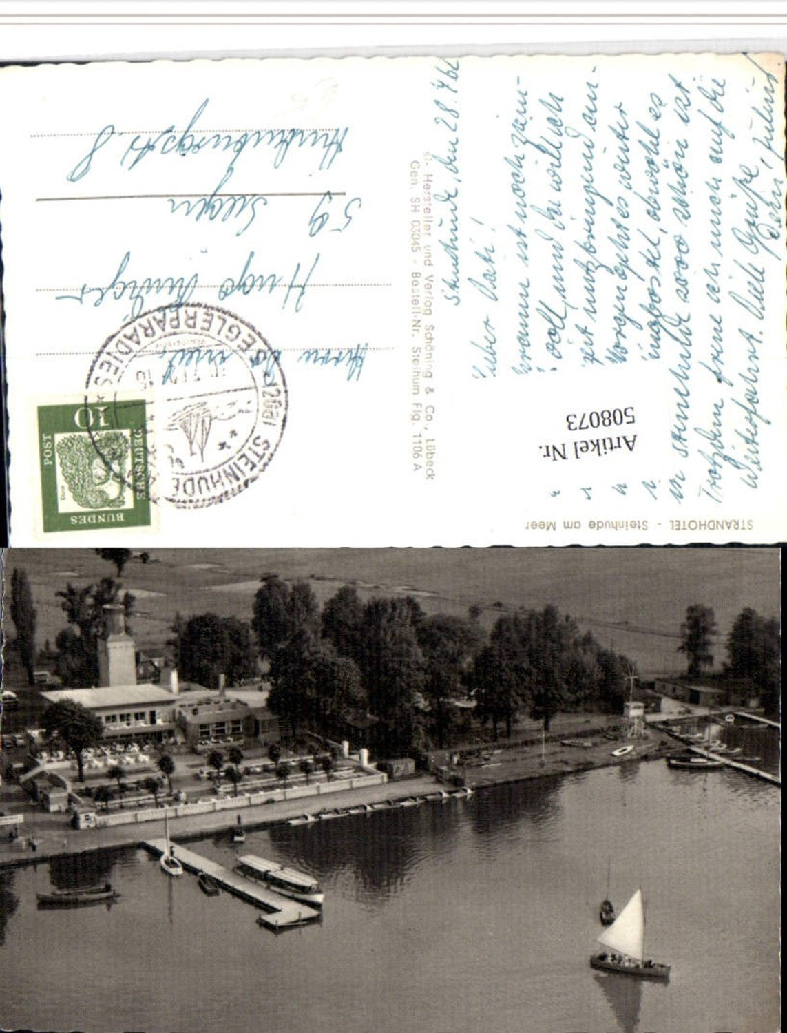 508073,Steinhude am Meer b. Wunstorf Strandhotel Segelboot