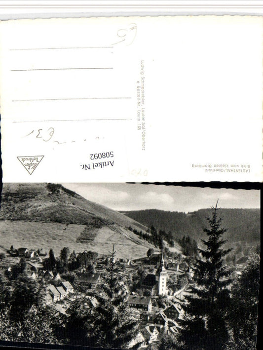 508092,Lautenthal im Oberharz Totale vom kleinen Bromberg