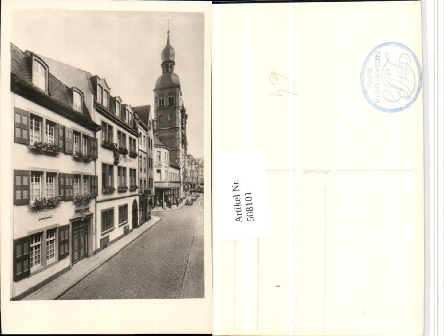 508101,Bonn am Rhein Beethovenhaus Turm