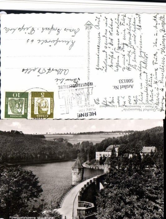 508133,Fürwiggetalsperre Talsperre b. Lüdenscheid Turm