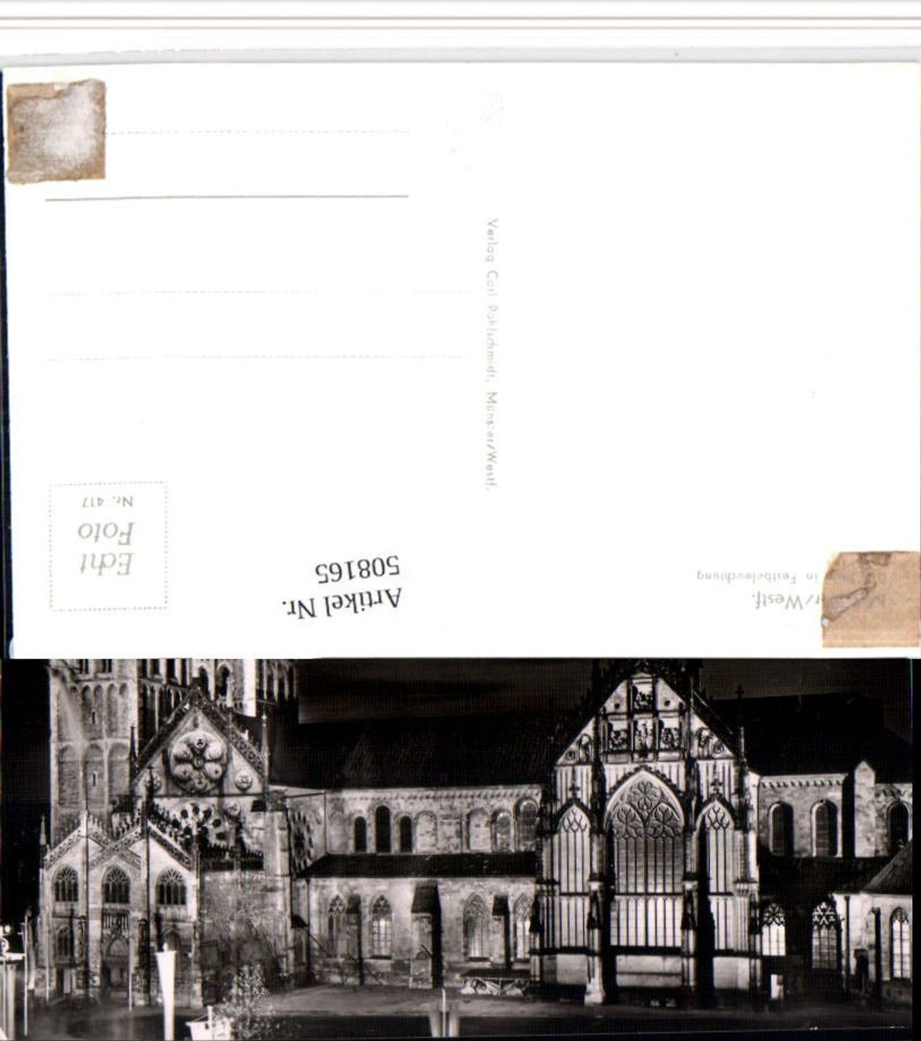 508165,Münster Dom Kirche in Festbeleuchtung