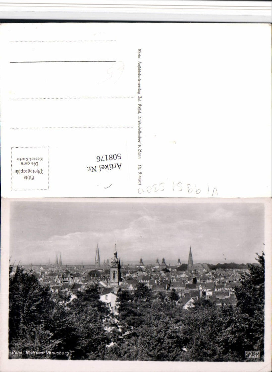 508176,Bonn am Rhein Totale vom Venusberg