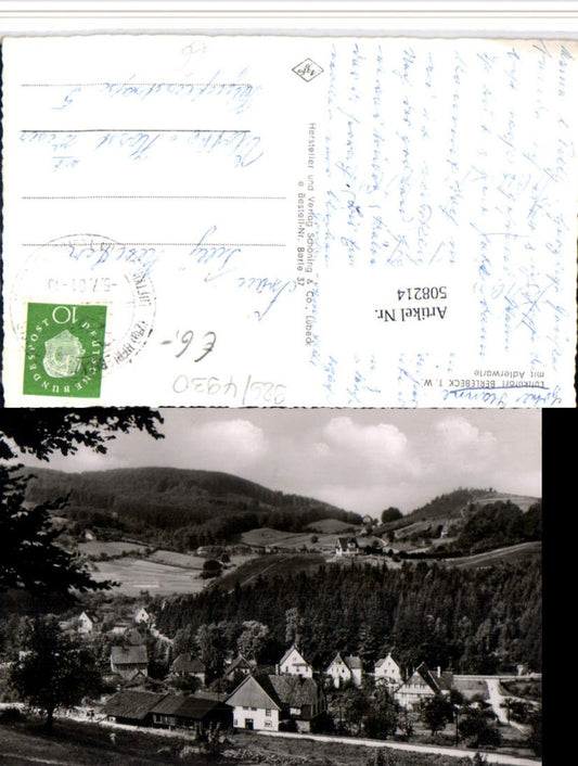 508214,Berlebeck im Teutoburger Wald Teilansicht m. Adlerwache