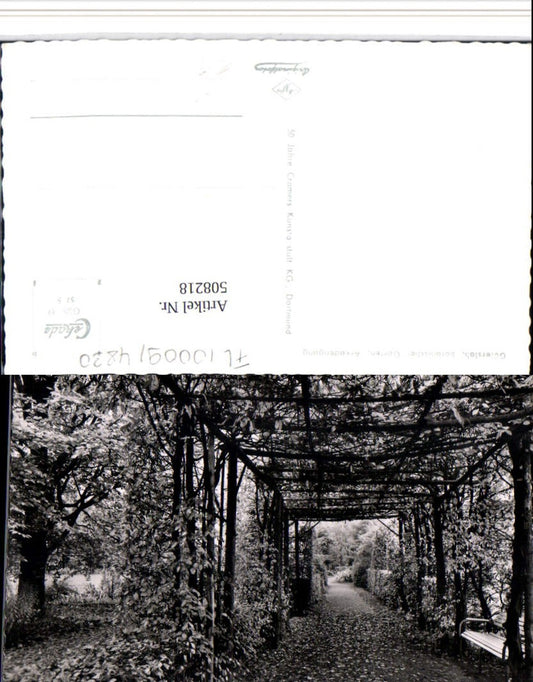 508218,Gütersloh Botanischer Garten Arkadengang Laube