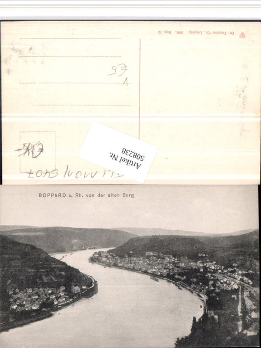 508238,Boppard am Rhein Totale von d. Alten Burg pub Trenkler Co 12
