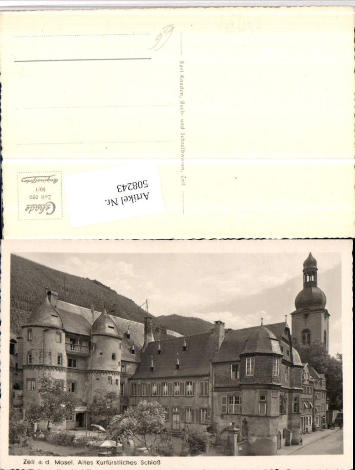 508243,Zell an d. Mosel Altes Kurfürstliches Schloss