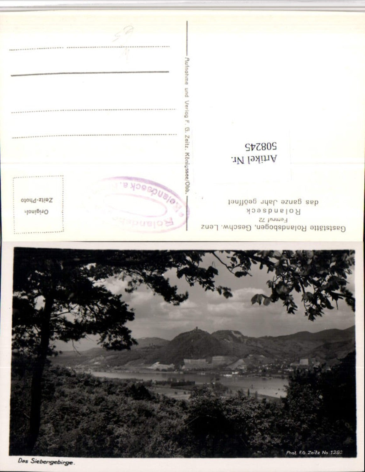 508245,Siebengebirge Rolandseck b. Remagen